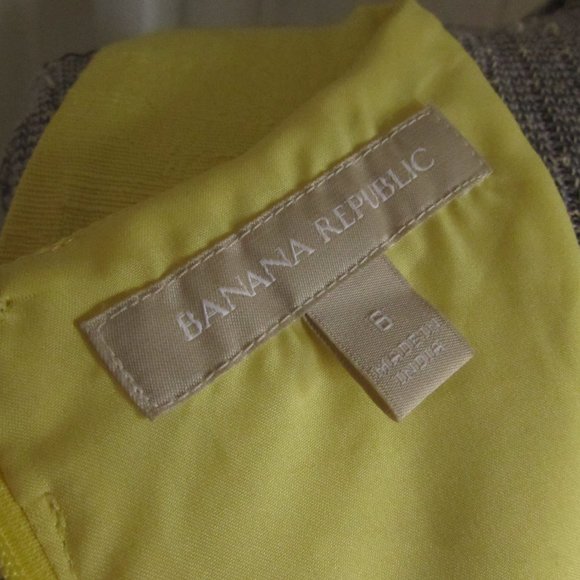 BANANA REPUBLIC Yellow Sleeveless Top - Picture 7 of 8